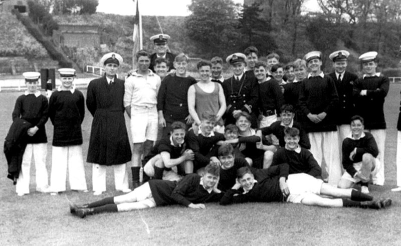 UNDATED - LOWER PLAYING FIELD, BOYS IN ODD DRESS 1.jpg