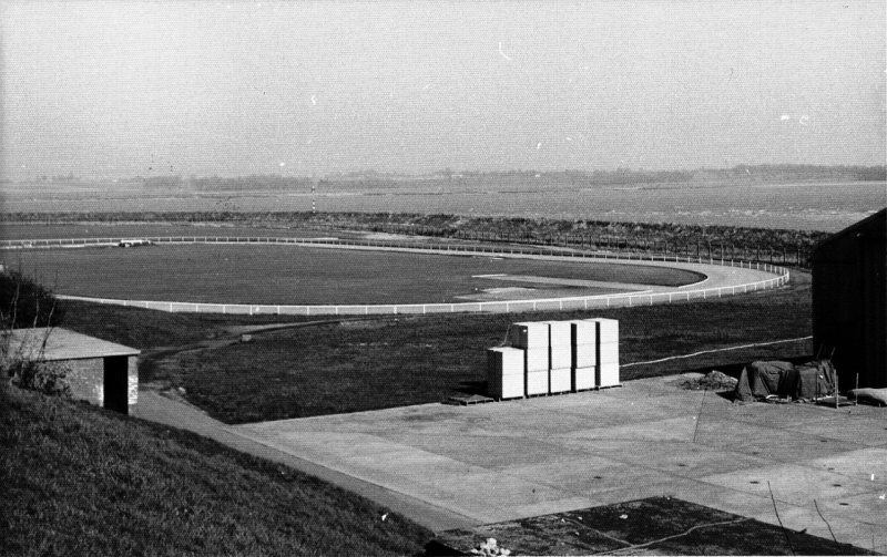 1962-63 - DICKIE DOYLE, HANGAR AREA BEING PREPARED, HANGAR OPENED IN 1963.jpg