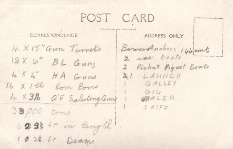 1937 - PHILIP ANTHONY (TONY) FOSTER POST CARD HMS RAMILLIES B.jpg