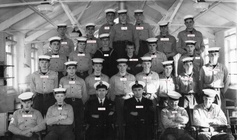 1958-59 - HARRY F. GIBBON, KEPPEL, 7 MESS, SPARKERS WHO JOINED 10-11 FEB. 58 AND BUNTINGS WHO JOINED A LITTLE LATER.jpg