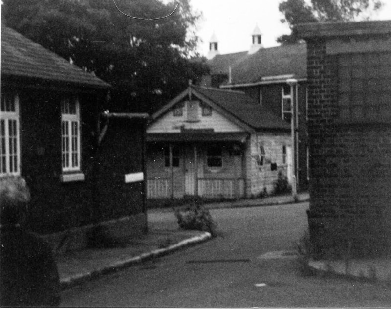 UNDATED - DICKIE DOYLE, THE PARENTS HUT AS VIEWED FROM CROSS LANE.jpg