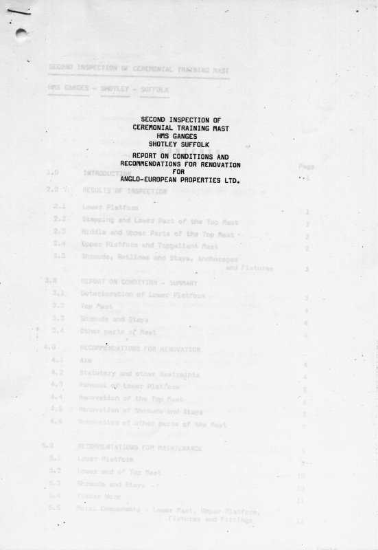 1980 - DICKIE DOYLE, 2ND MAST INSPECTION REPORT, P1.jpg