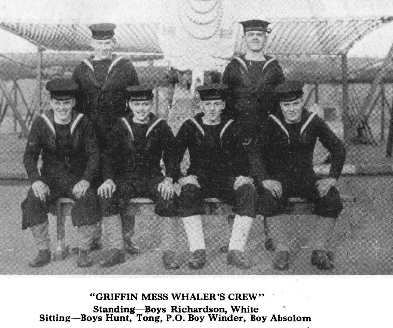 1949 -GRIFFIN MESS WHALER'S CREW, GRENVILLE DIVISION, FROM THE SHOTLEY MAGAZINE.jpg