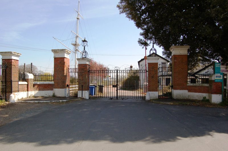 2010 - ERIC HOLMWOOD, JOINED MAY 1970, THE MAIN GATE AND MAST.jpg