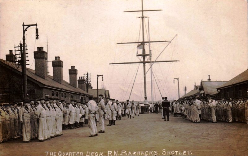 UNDATED - DIVISIONS ON THE QUARTER DECK, NOTE THE 3RD YARD HAS BEEN ADDED TO THE MAST.jpg