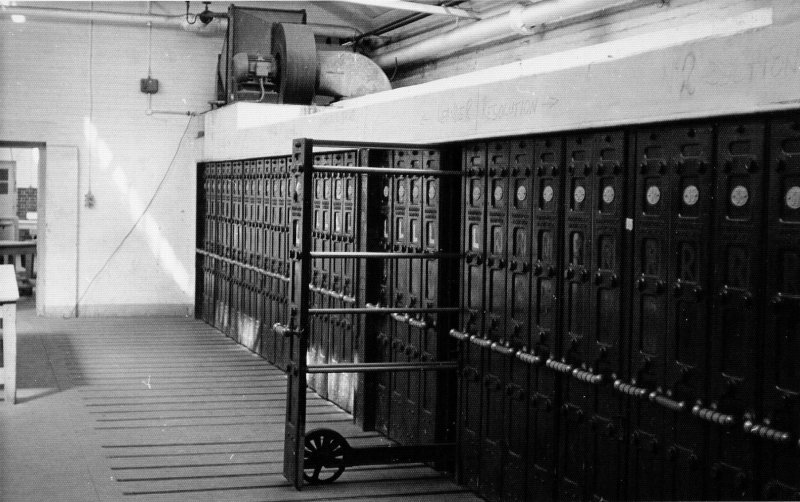 1920s-1950s - DICKIE DOYLE, THE LAUNDRY-THE 'DHOBEY PALACE', THE DRYERS IN THE DRYING ROOM, 5..jpg