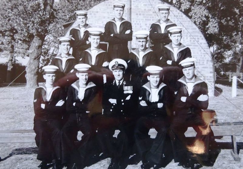 1958, 11TH FEBRUARY - ADRIAN CROSS, HAWKE AND THEN DUNCAN DIVISIONS, 222 CLASS PASSING OUT, C.