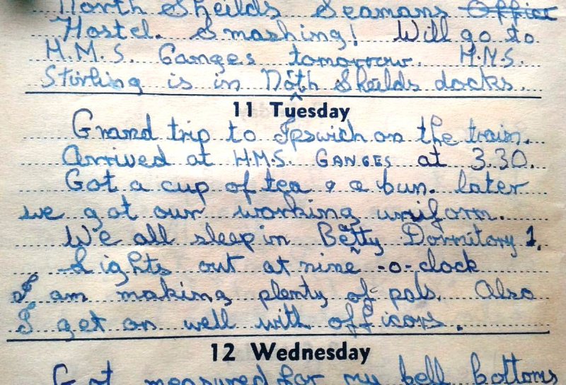 1958, 11TH FEBRUARY - JOHN POTTER, DIARY EXTRACT RE JOINING THE ANNEXE.jpg