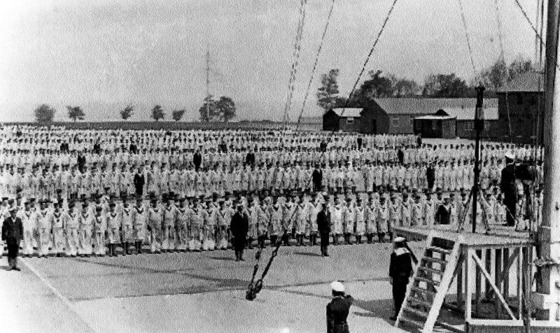 1930s - DICKIE DOYLE, DIVISIONS ON THE PARADE GROUND VERY EARLY 1930s.jpg
