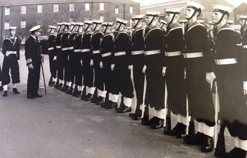 1964, 24TH MARCH - GRAHAM RIGBY, 66 RECR., EXMOUTH, 26 CLASS, SUNDAY DIVISIONS, CAPT. PLACE V.C., I AM 4TH FROM RIGHT.jpg