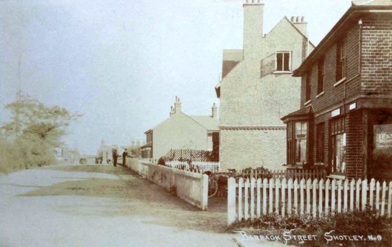 UNDATED - BARRACK STREET, LATER KNOWN AS CALEDONIA ROAD, WITH THE MAST JUST VISIBLE..jpg