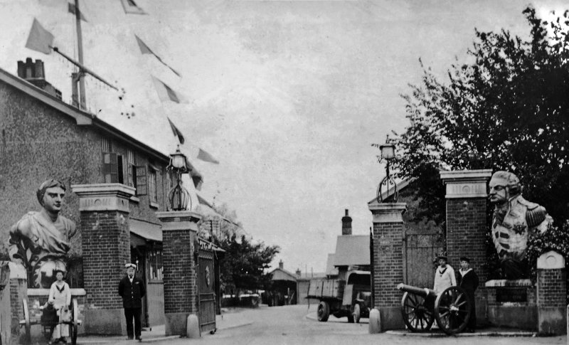 UNDATED - MAIN GATE WITH THE MAST DRESSED.jpg