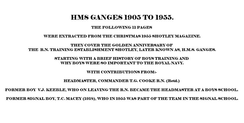 1955 - THE GOLDEN ANNIVERSARY CELEBRATIONS OF HMS GANGES AT SHOTLEY ETC. A..jpg
