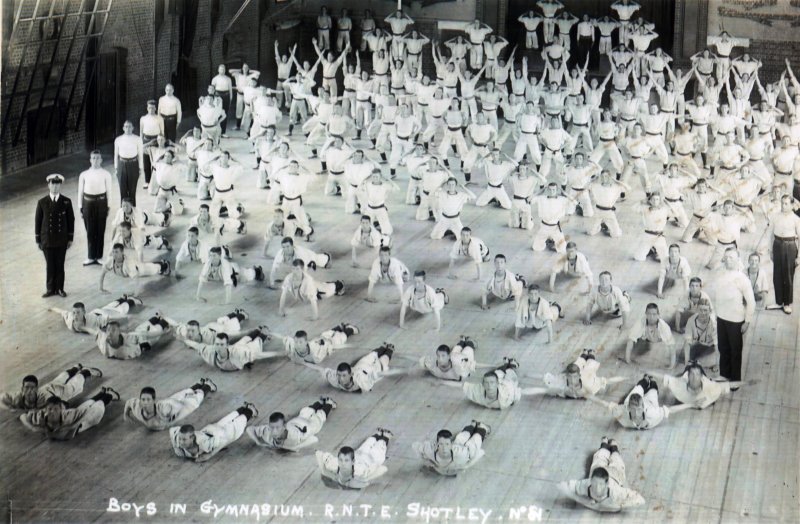 UNDATED - BOYS IN THE GYMNASIUM, DONATED BY JIM WORLDING.jpg