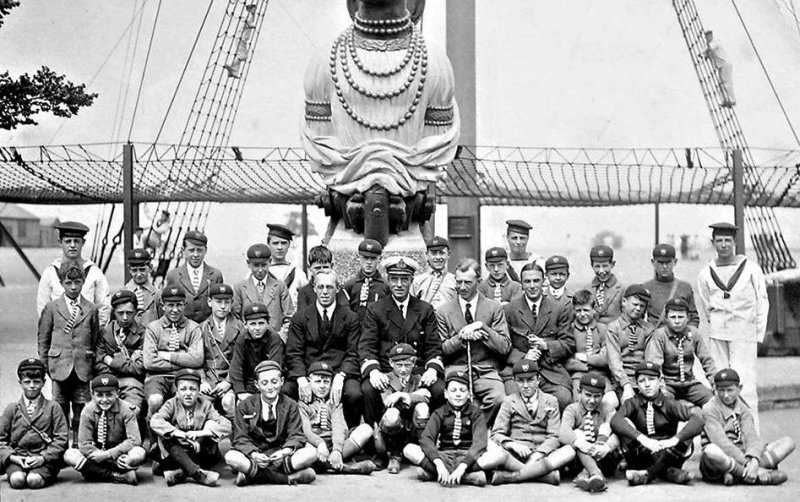 UNDATED - CHRIS THEOBALD, A VISIT AND SAIL AWAY VISIT BY DOVERCOURT SCHOOL BOYS, A..jpg