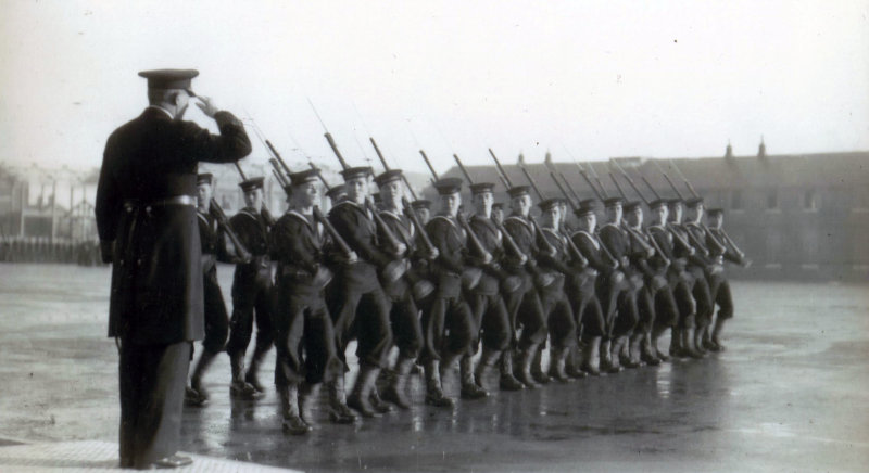 UNDATED - GUARD MARCHING PAST, DONATED BY JIM WORLDING, 2..jpg