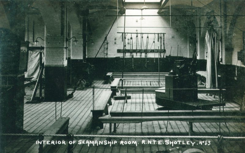 UNDATED - JIM WORLDING, INTERIOR OF SEAMANSHIP ROOM.jpg