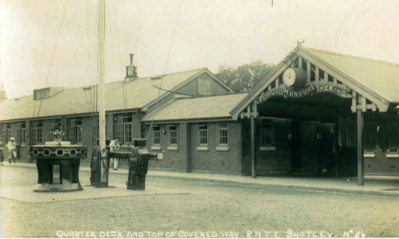 UNDATED - JIM WORLDING, QUARTER DECK AND TOP OF LONG COVERED WAY.jpg