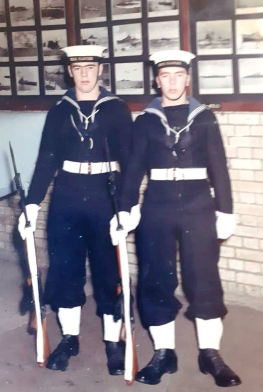 1966, 26TH APRIL - NEIL CARHART, 84 RECR., FROBISHER, 733 CLASS, MY BROTHER NIGEL, ON THE LEFT,  JANUARY 1969.jpg