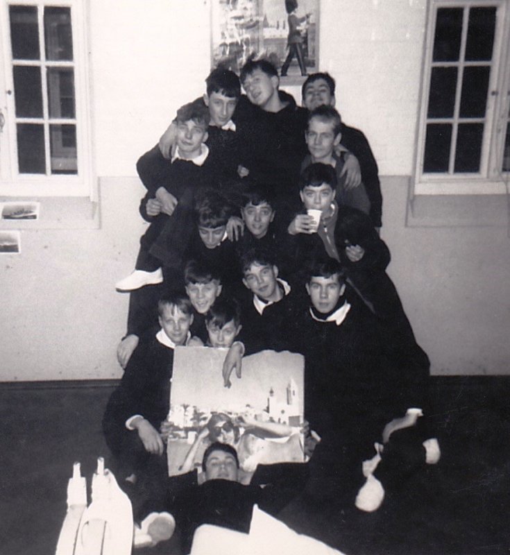 1966 - KEVIN GOBLE, DUNCAN, 77 CLASS, SOME OF US IN THE MESS.jpg