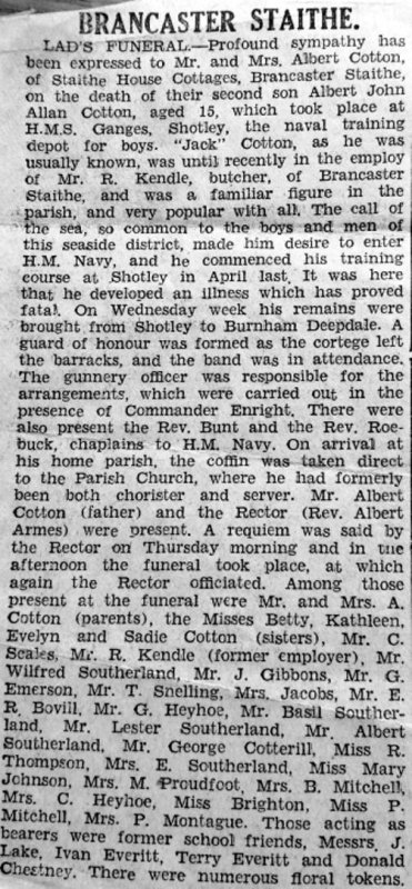 1935, 12TH FEBRUARY - ALBERT J.A. COTTON, JX144440, RODNEY, 14 MESS, FAMILY DOCUMENTS REFERRING TO ALBERT, F..jpg