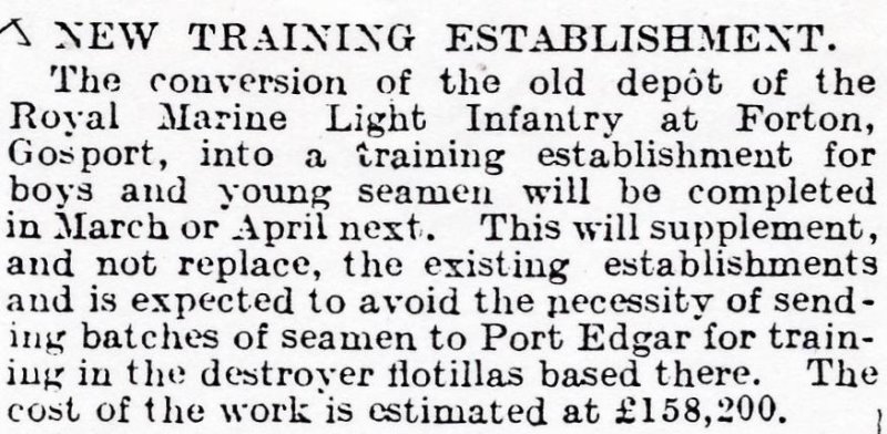 1905-2005 - DICKIE DOYLE, PRESS CUTTINGS RE. GANGES, BOYS TRAINING, THEIR PAY AND CONDITIONS ETC., TIMES 01.05.1926.jpg