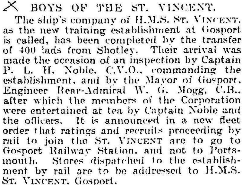 1905-2005 - DICKIE DOYLE, PRESS CUTTINGS RE. GANGES, BOYS TRAINING, THEIR PAY AND CONDITIONS ETC., TIMES 09.06.1927.jpg