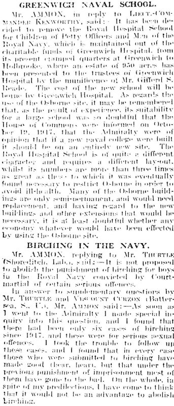 1905-2005 - DICKIE DOYLE, PRESS CUTTINGS RE. GANGES, BOYS TRAINING, THEIR PAY AND CONDITIONS ETC., TIMES 17.04.1924.jpg