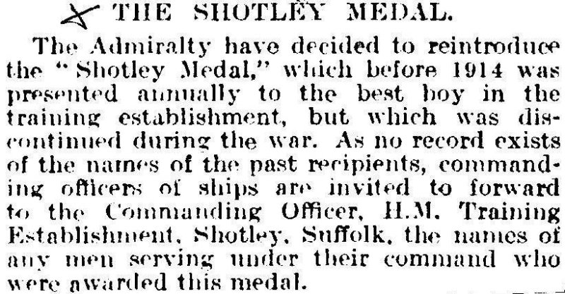 1905-2005 - DICKIE DOYLE, PRESS CUTTINGS RE. GANGES, BOYS TRAINING, THEIR PAY AND CONDITIONS ETC., TIMES 21.06.1921.jpg