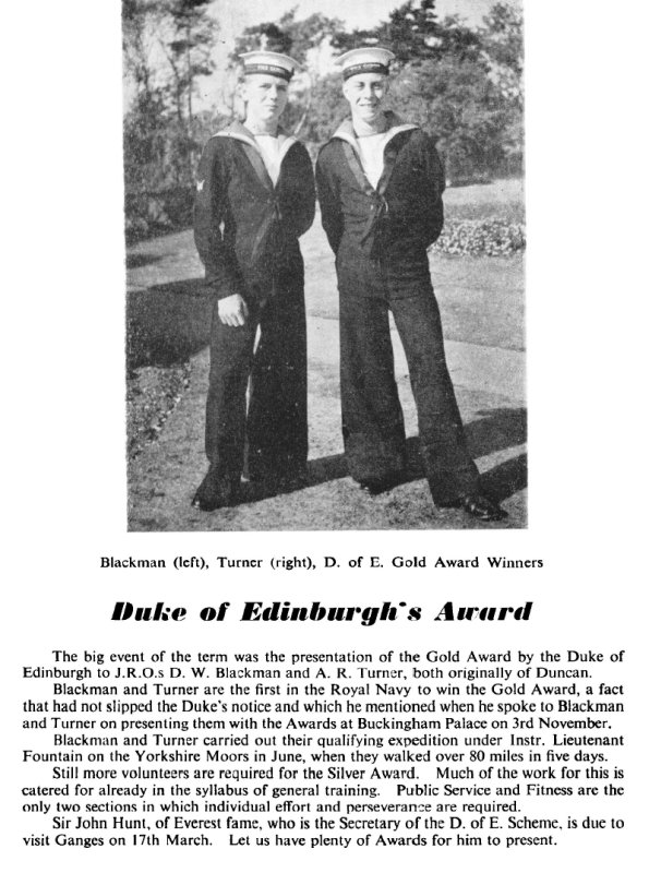 1959 - BOYS BLACKMAN AND TURNER WIN FIRST R.N. DUKE OF EDINBURGH GOLD AWARD, B..jpg