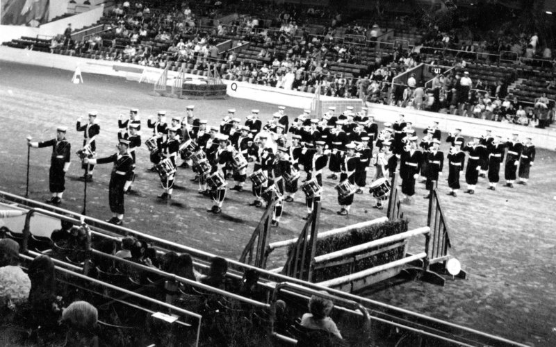 1969 - KEITH TAYLOR, BUGLE BAND AT EARLS COURT.jpg