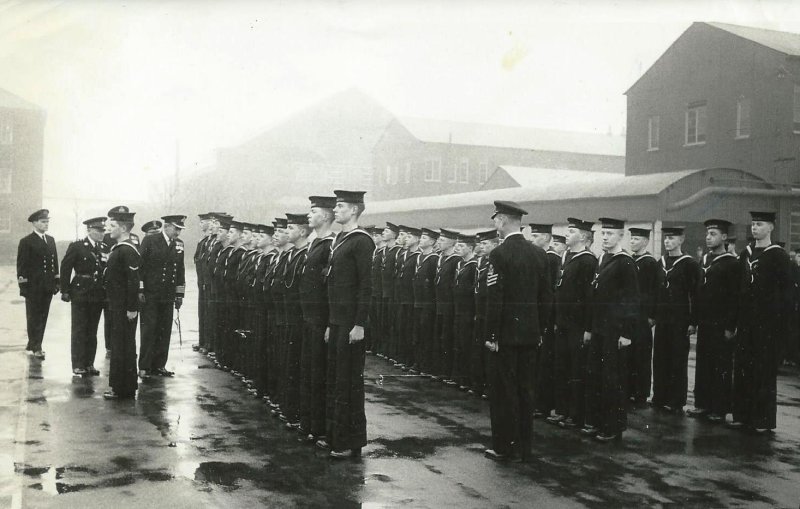 1953, 17TH MARCH - THOMAS MARTIN R. HYDE, CAPTAIN'S INSPECTION AT DIVISION, 1..jpg