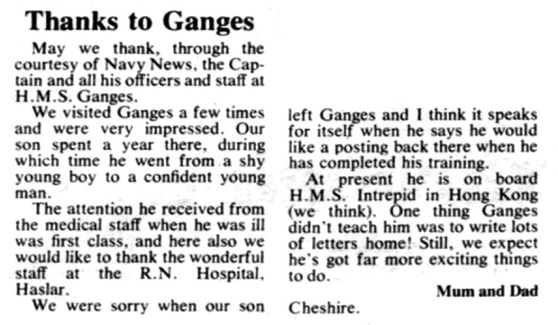 1971, NOVEMBER - THANKS TO GANGES, NAVY NEWS.jpg
