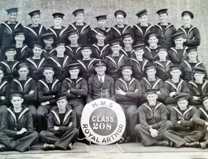 1940, JUNE - JOHN RICHARD (DICK) HAWKINS, HMS ROYAL ARTHUR CLASS BEFORE GOING TO GANGES..jpg