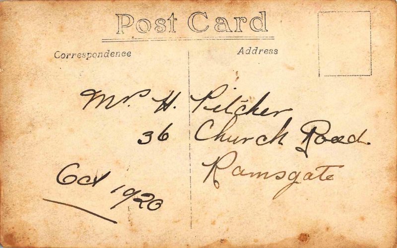 1920, OCTOBER - JIM WORLDING, 02, 35 MESS, R.N.T.E. SHOTLEY, REVERSE OF POST CARD.jpg