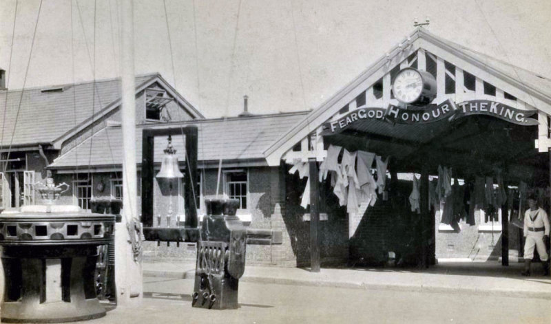 UNDATED - QUARTER DECK AND ENTRANCE TO THE LONG COVERED WAY..jpg