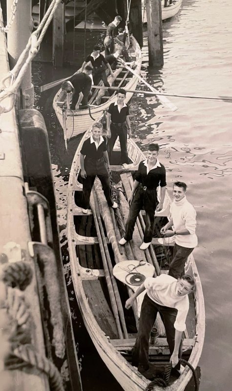 1959, 6TH JANUARY - JOHN ARBON, 05., FROBISHER, 36 MESS, 157 CLASS , WHALER CREW, I AM JUNIOR COX IN THE BOW.jpg
