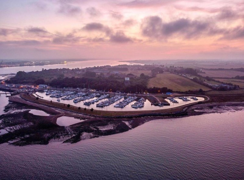 2022 - AERIAL VIEW, SHOTLEY MARINA AND GANGES SITE.jpg