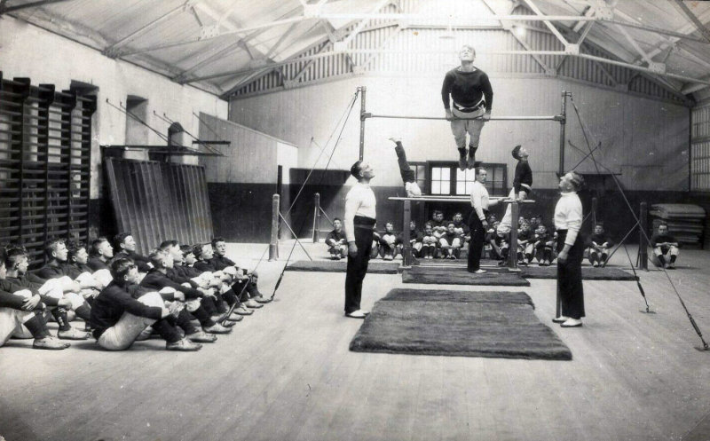 UNDATED - BOYS AND PTI'S IN THE GYM..jpg