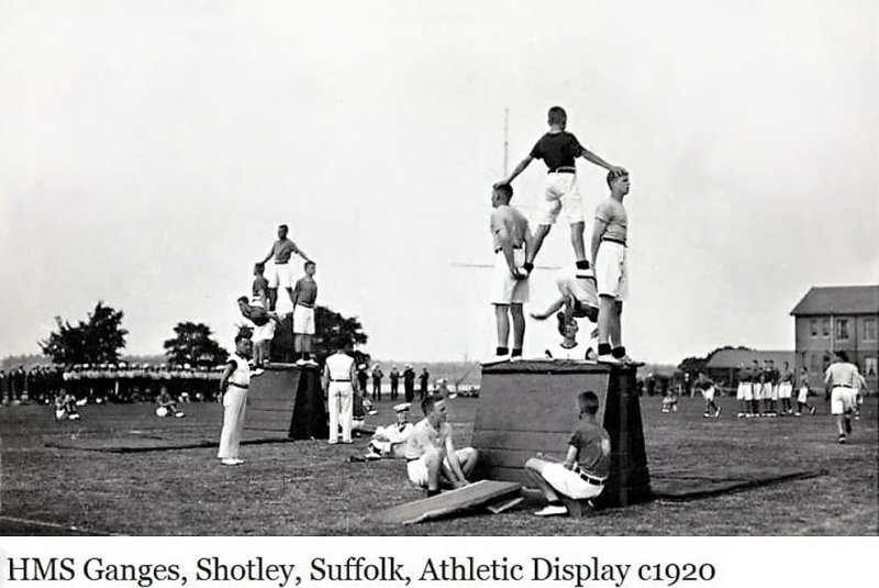 1920c - DAVID BRIGHTON, ATHLETICS, GYMNASTICS DISPLAY..jpg