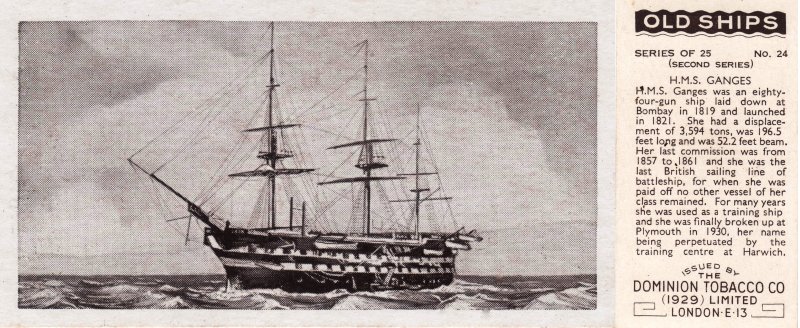 UNDATED - HMS GANGES, CIGARETTE CARD.jpg