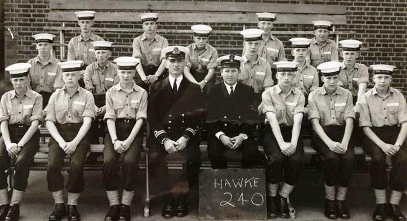 1968, 12TH AUGUST - GARY POWELL, 4 RECR., HAWKE, 241 CLASS, SHARED 7 THEN 14 MESS WITH 240 CLASS.