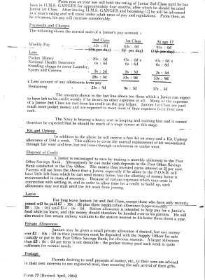 1964-65 - RON BAIRD, 72 RECR., FROBISHER, 181 CLASS. JUNIOR PAY RATES..jpg