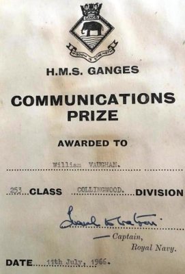1966, 11TH JULY - WILLIAM VAUGHAN, COLLINGWOOD, 253 CLASS, COMMS PRIZE..jpg