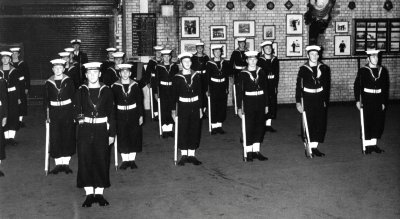 1960, 9TH FEBRUARY - CLIFF GATHERCOLE, DUNCAN DIV., CLASS GUARD, EARLY 1961