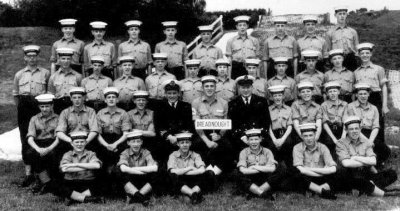 1971, JUNE - PETER CLARKE, 25 RECR., DREADNOUGHT SCW THEN DUNCAN LCW,DOUGLAS ROBINSON IS BACK ROW, 3RD FROM LEFT 