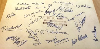 1975, 2ND DECEMBER - KEITH COOK. NAMES OF THOSE ON PHOTO. 2..jpg