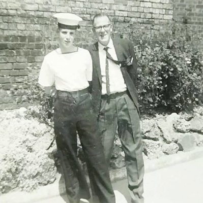 1963, 4TH JUNE - BRIAN FAULKNER, 02, 59 RECR. WITH MY FATHER ON PARENTS DAY..jpg