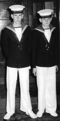 1964, 2ND JUNE - PETER COOPER AND KEVIN O'FARNES, KEPPEL, 2 MESS.jpg