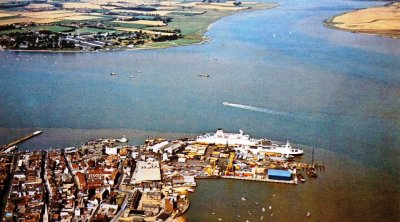 1970 - HMS GANGES AND SHOTLEY VIEWED FROM HARWICH.jpg